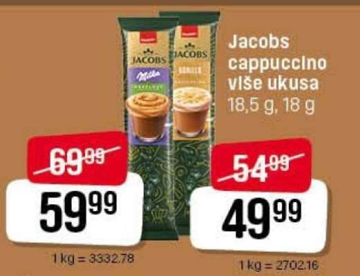Jacobs cappuccino više ukusa