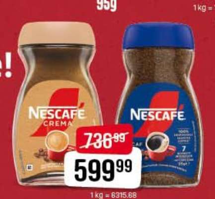 Nescafé Crema & Nescafé Classic