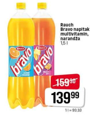 Rauch Bravo napitak multivitamin, narandža
