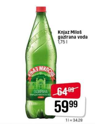 Knjaz Miloš Gazirana voda