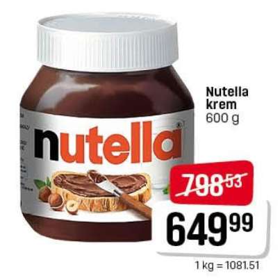 NUTELLA KREM