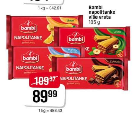 Bambi napolitanke više vrsta