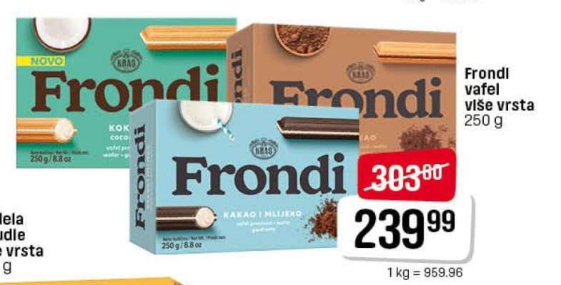 Frondi vafel više vrsta