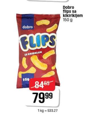 Dobro flips sa kikirikijem