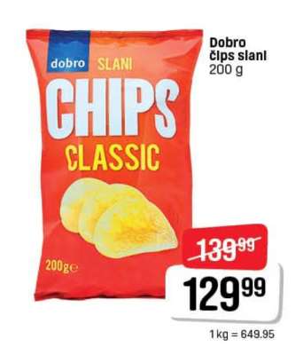 Dobro čips slani