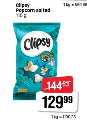 Clipsy popcorn salted