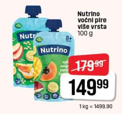 Nutrino voćni pire
