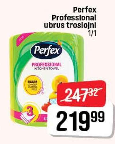 Perfex Professional ubrus troslojni