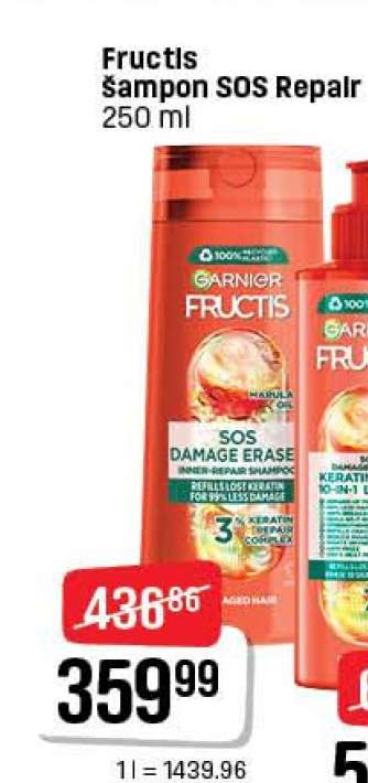 Fructis Šampon SOS Repair