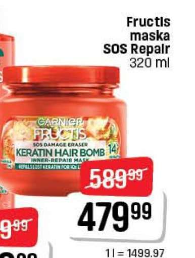 Fructis maska SOS repair