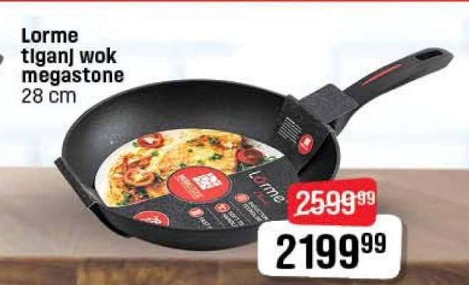 Lorme tiganj wok megastone 28 cm