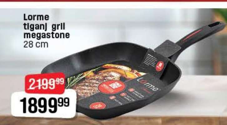 Lorme tiganj grill megastone 28 cm