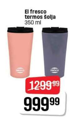 El fresco termos šolja