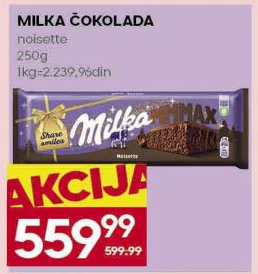 MILKA ČOKOLADA