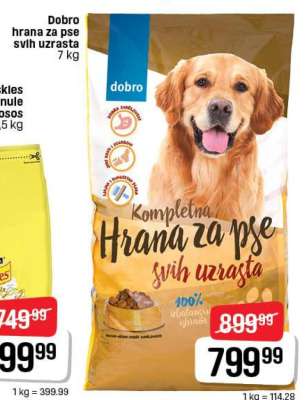 Dobro hrana za pse svih uzrasta