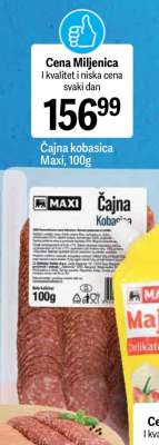 Čajna kobasica Maxi 100g