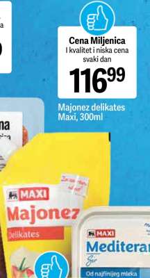 Majonez delikates Maxi, 300ml