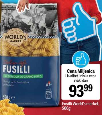Fusilli World’s market, 500g