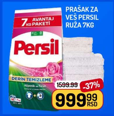 Prašak za veš Persil Ruža 7kg