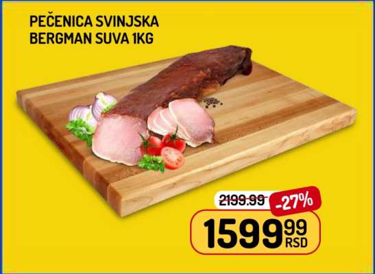 Pečenica svinjska Bergman suva 1kg