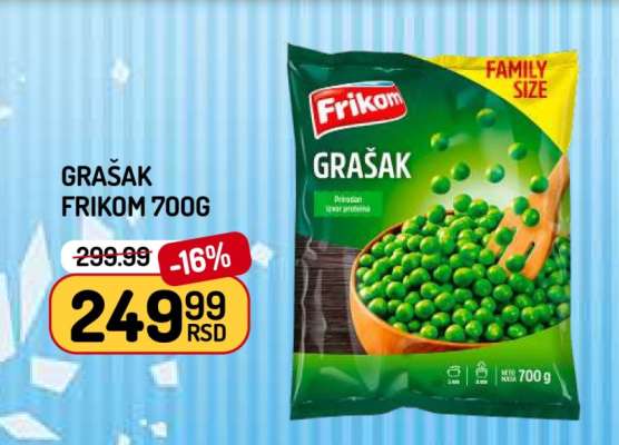 Grašak Frikom 700g