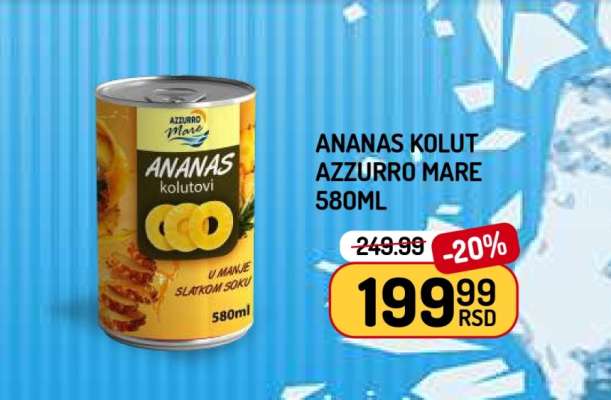 ANANAS KOLUT AZZURRO MARE 580ml
