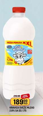 Kravica sveže mleko