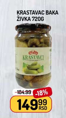 KRASTAVAC BAKA ŽIVKA 720G