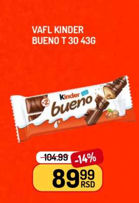 VAFL KINDER BUENO T 30 43g