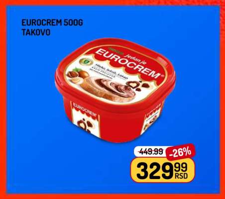 EUROCREM 500G TAKOVO