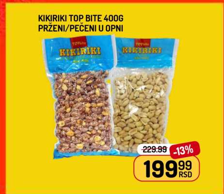 Kikiriki Top Bite 400g
