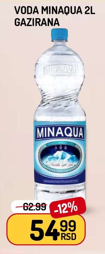Voda Minaqua 2L Gazirana