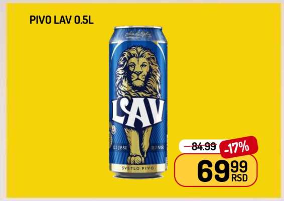 Pivo Lav 0,5l