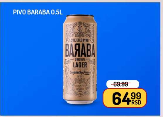 Pivo Baraba 0,5l