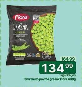Smrznuto povrće grašak Flora 400g