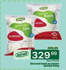 Smrznuti burek sa mesom Baš Baš 600g