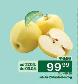JABUKA ZLATNI DELISES 1kg