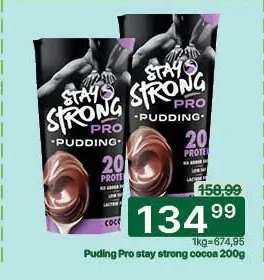 Puding Pro stay strong cocoa 200g