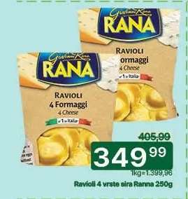 Ravioli 4 vrste sira Ranna 250g