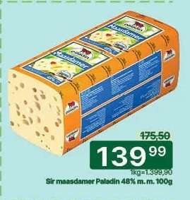 Sir maasdammer Paladin 48% m. m. 100g