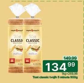 Tost classic Tvojih 5 minuta 500g