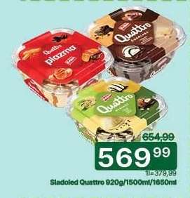 Sladoled Quattro 920g/1500ml/1650ml