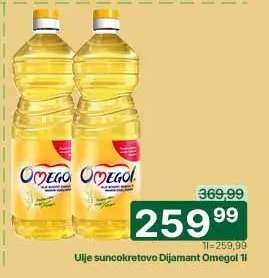 Ulje suncokretovo Dijamant Omegol 1l