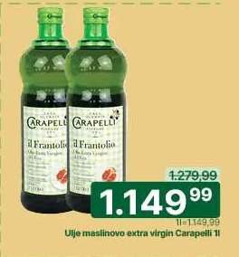 Ulje maslinovo extra virgin Carapelli 1l