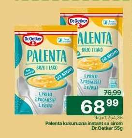 Palenta kukuruzna instant sa sirom Dr.Oetker 55g