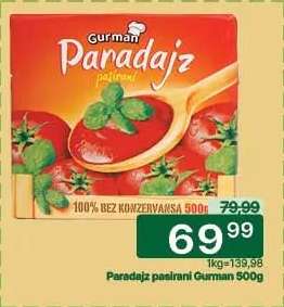 Paradajz pasirani Gurman 500g