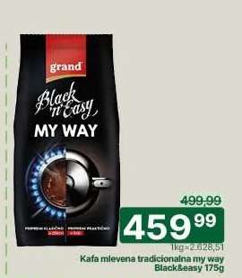 Kafa mlevena tradicionalna my way Black&easy 175g