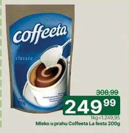 Mléko v prahu Coffeeta La festa 200g