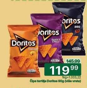 Čips tortilja Doritos 90g