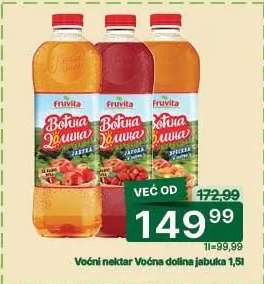 Voćni nektar Voćna dolina jabuka 1,5l